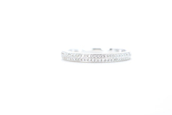 Double Row Pavé Diamond Ring