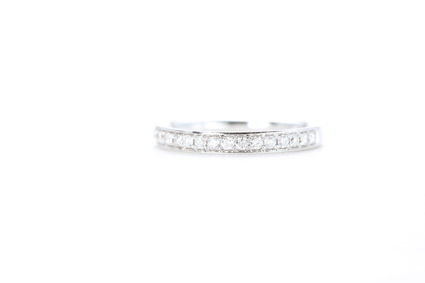 Double Row Pavé Diamond Ring