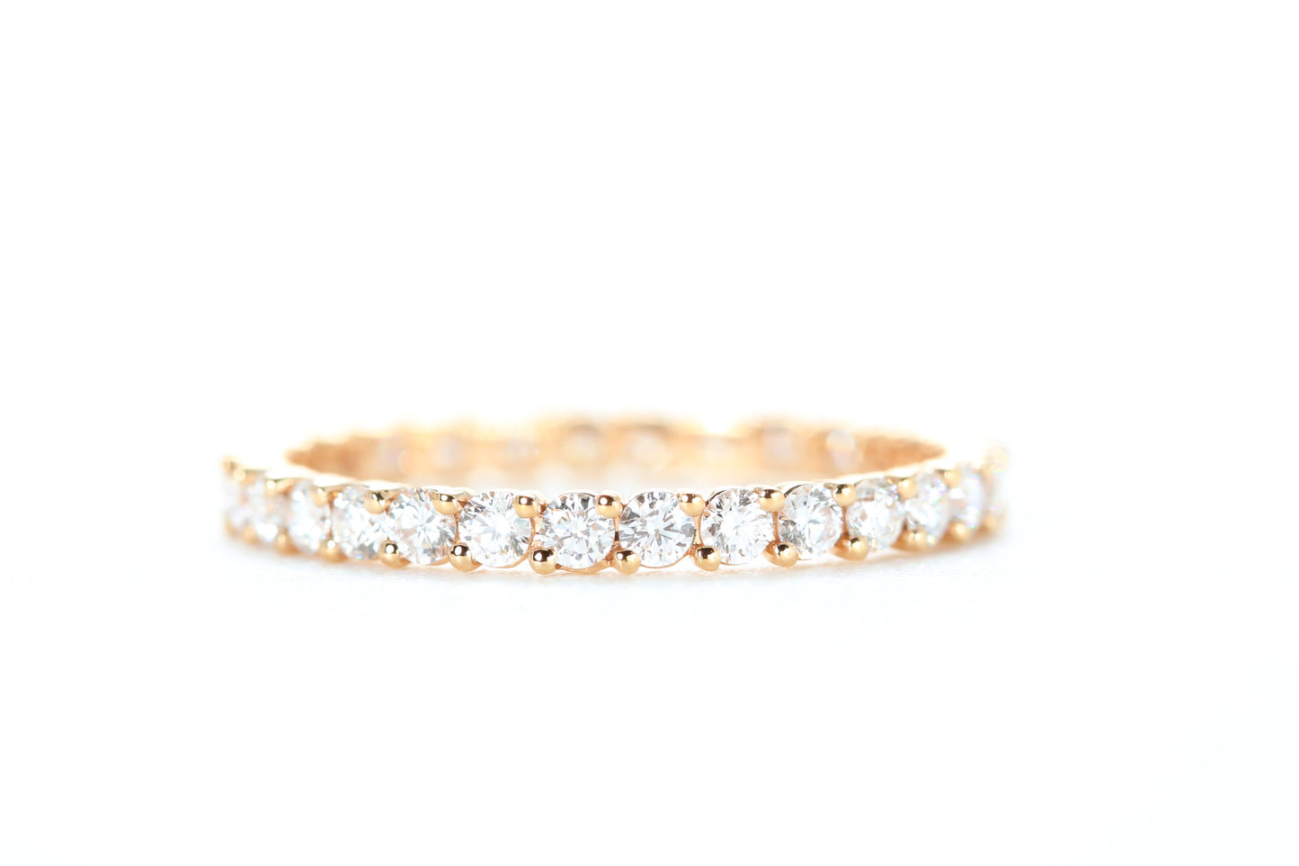 Eternity Diamond Ring Rose Gold