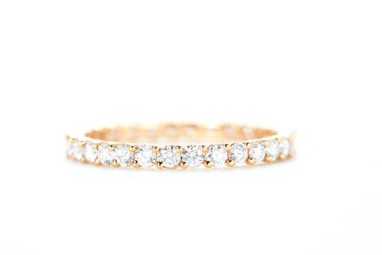 Eternity Diamond Ring Rose Gold