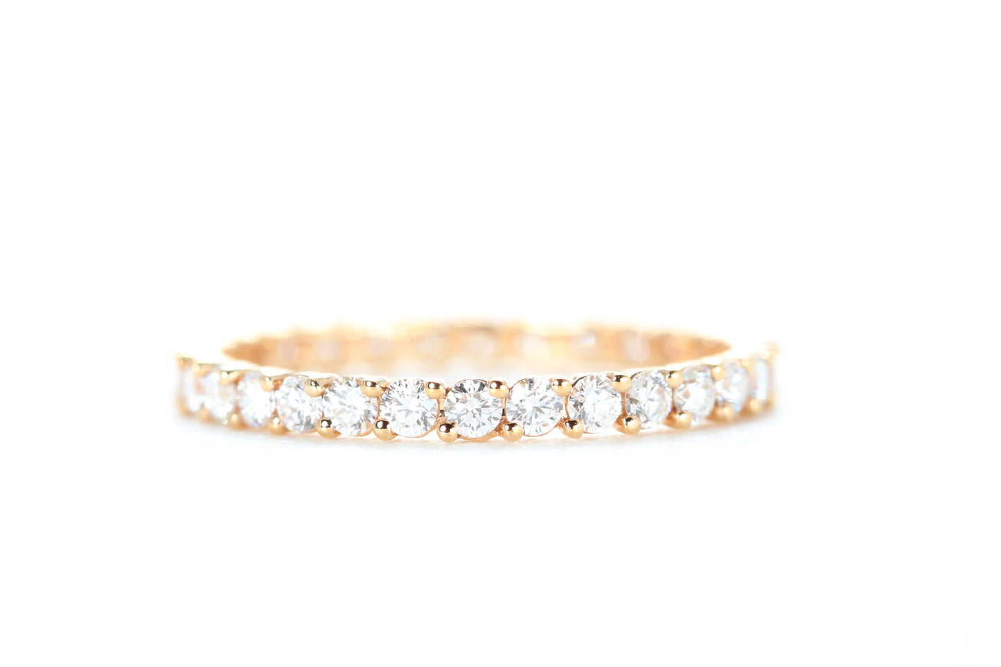 Eternity Diamond Ring Rose Gold