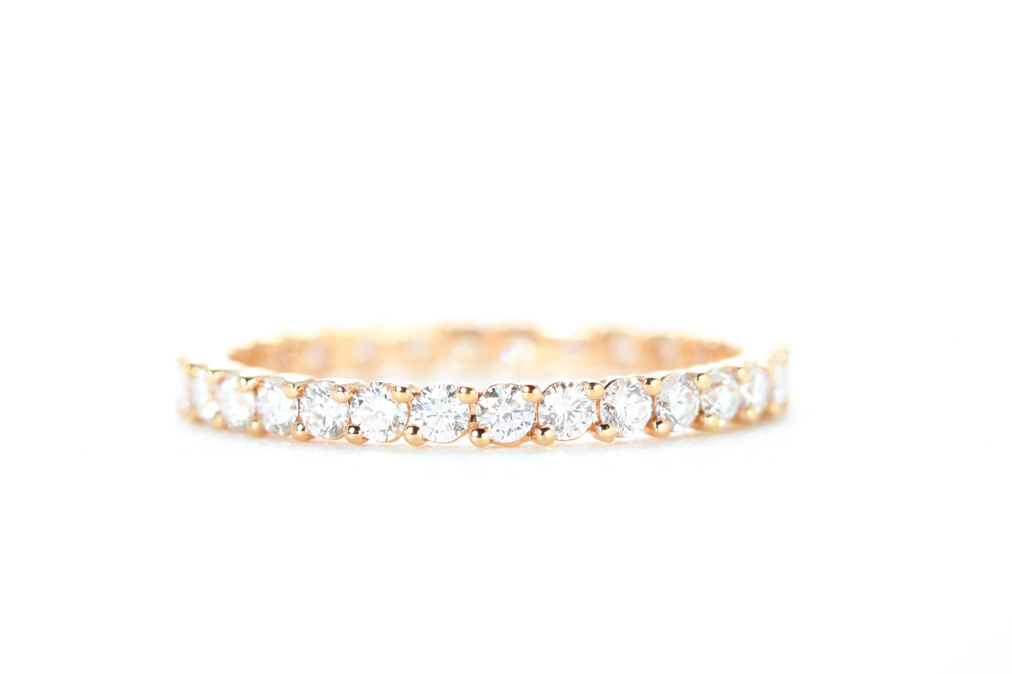 Eternity Diamond Ring Rose Gold