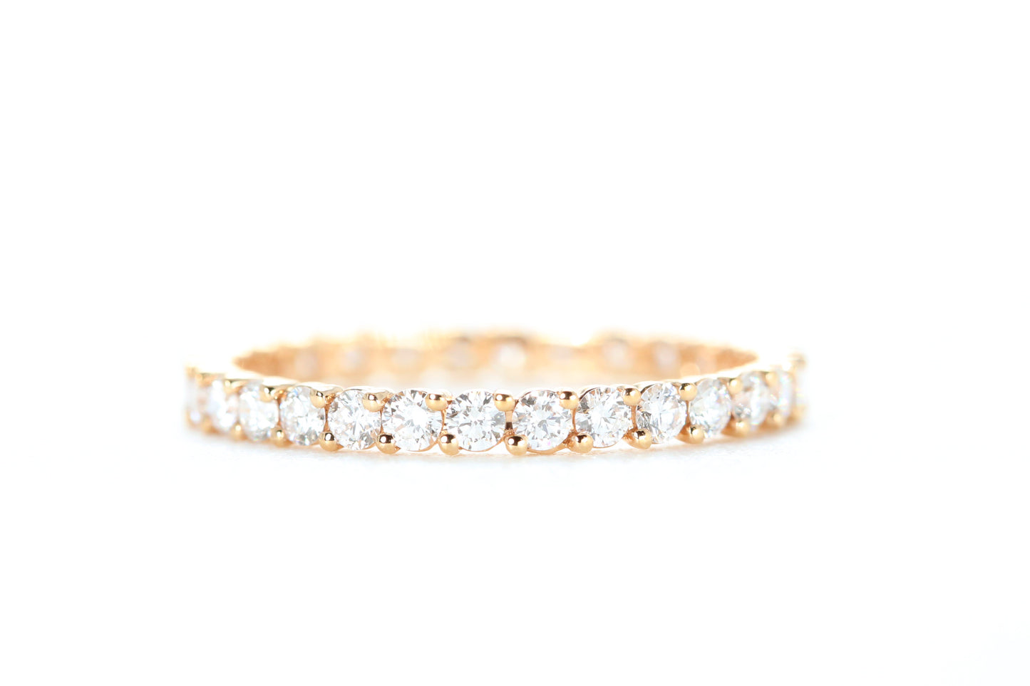 Eternity Diamond Ring Rose Gold