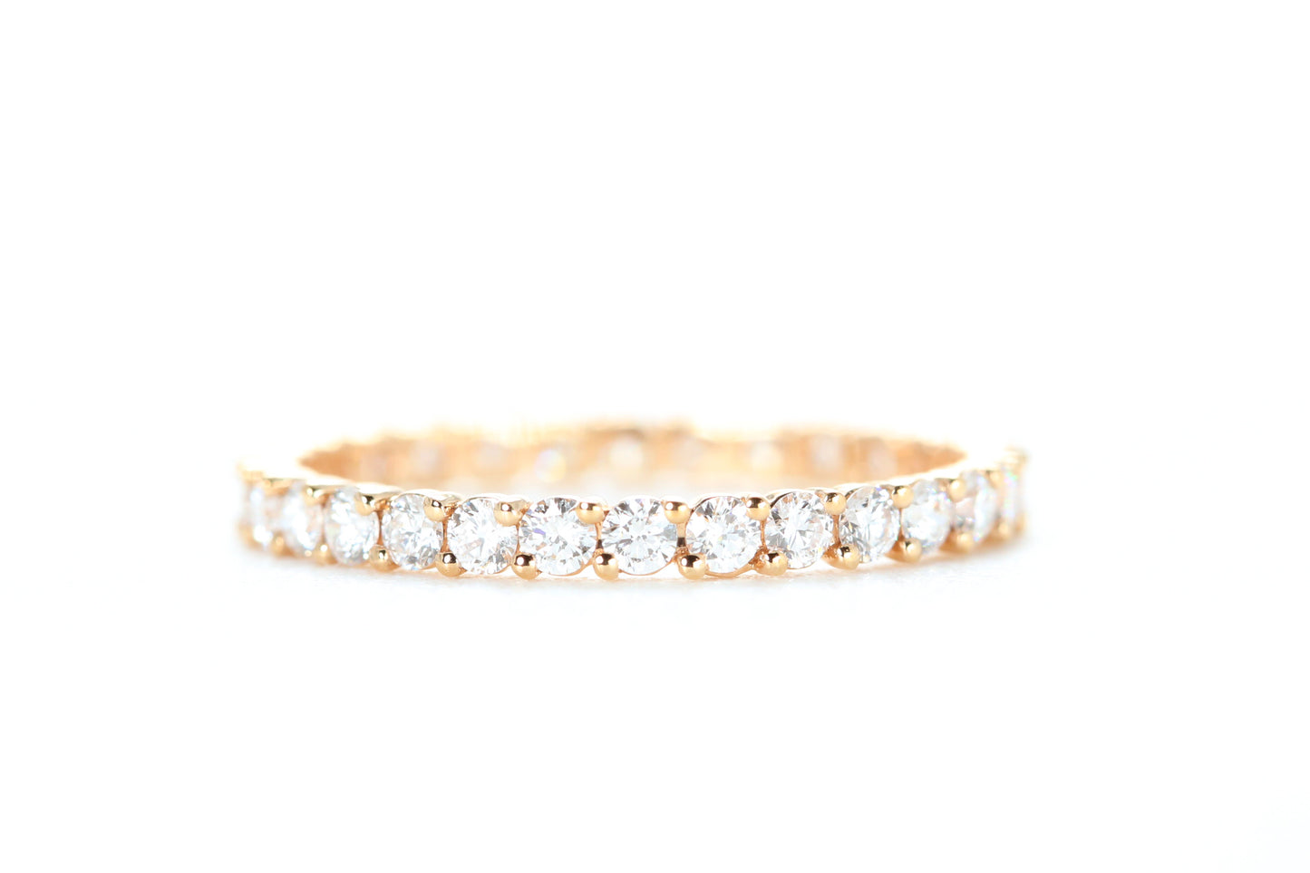 Eternity Diamond Ring Rose Gold