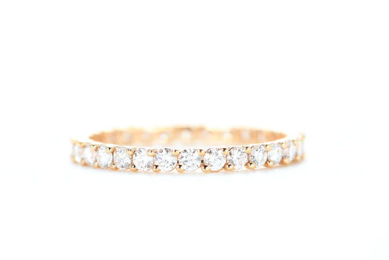 Eternity Diamond Ring Rose Gold