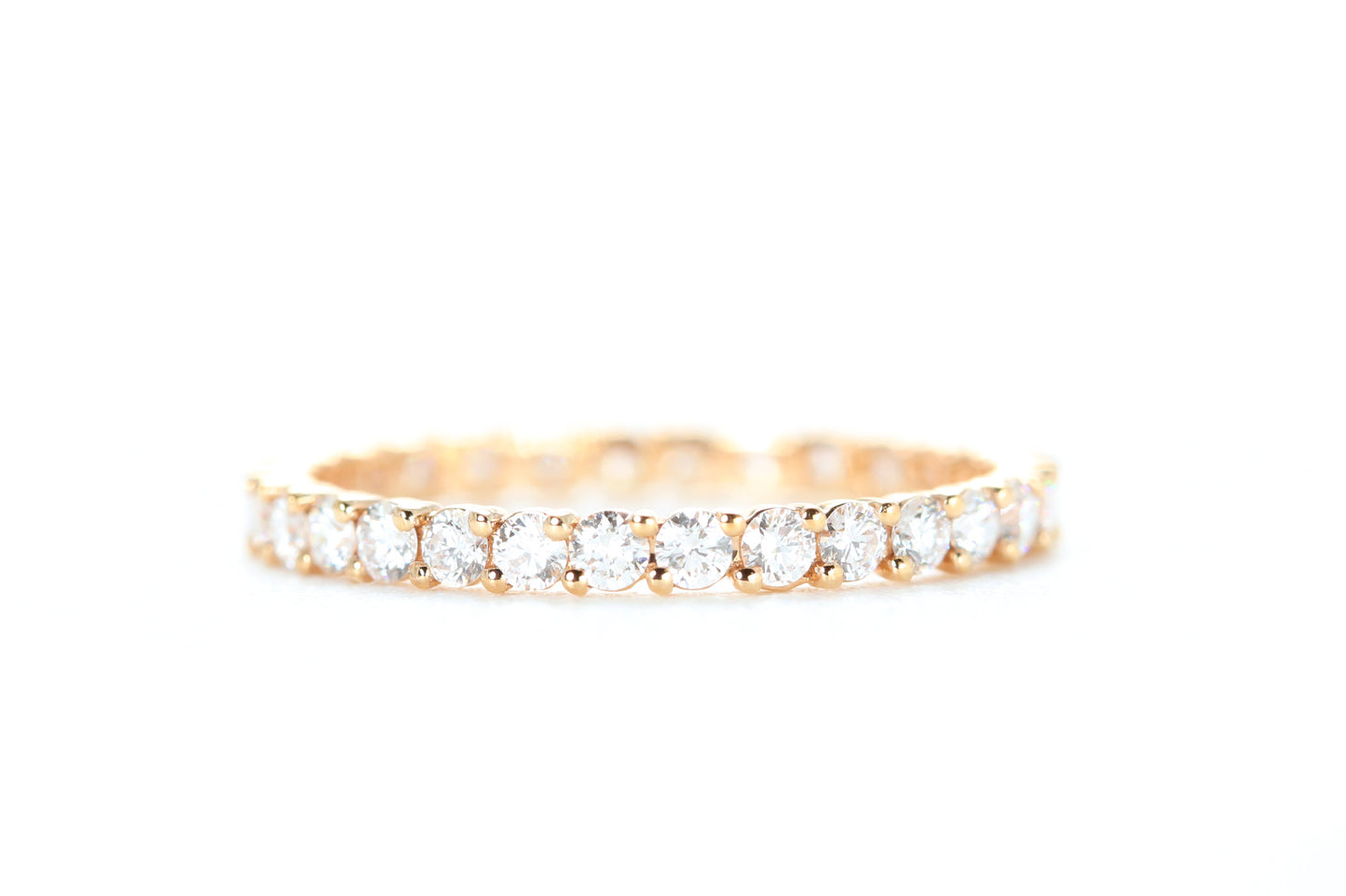 Eternity Diamond Ring Rose Gold