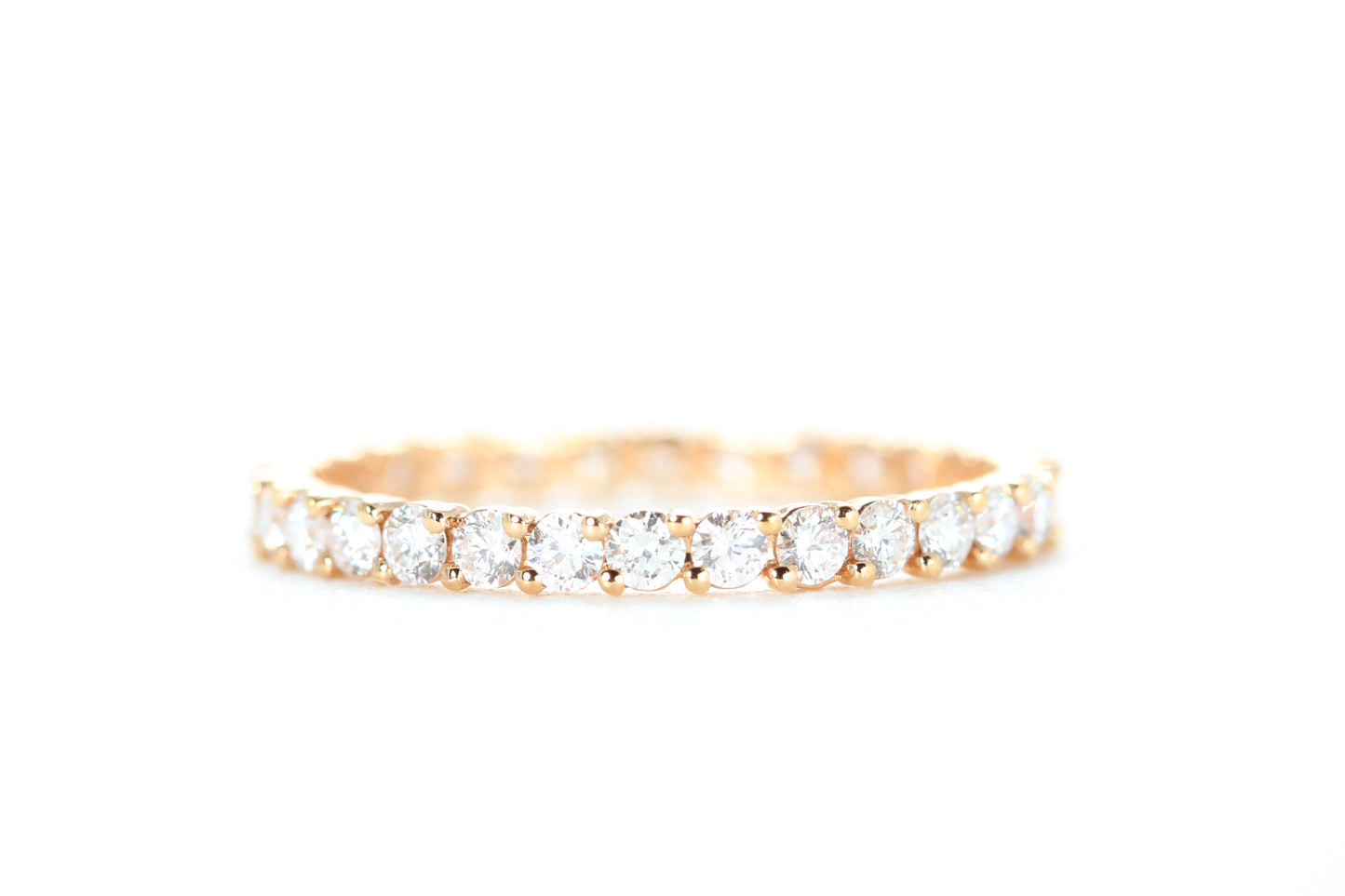 Eternity Diamond Ring Rose Gold