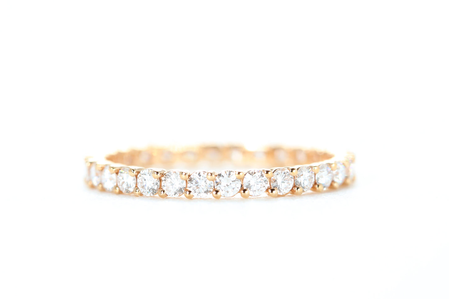 Eternity Diamond Ring Rose Gold