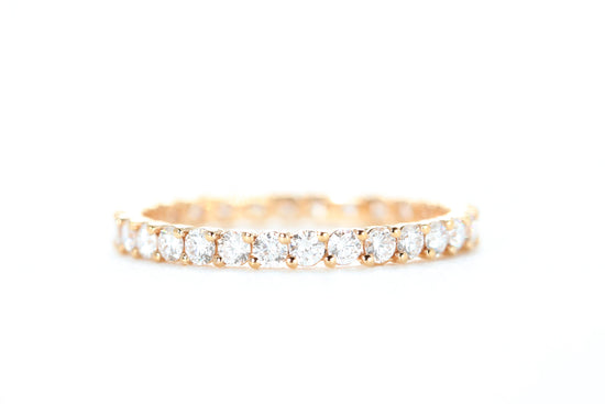 Eternity Diamond Ring Rose Gold