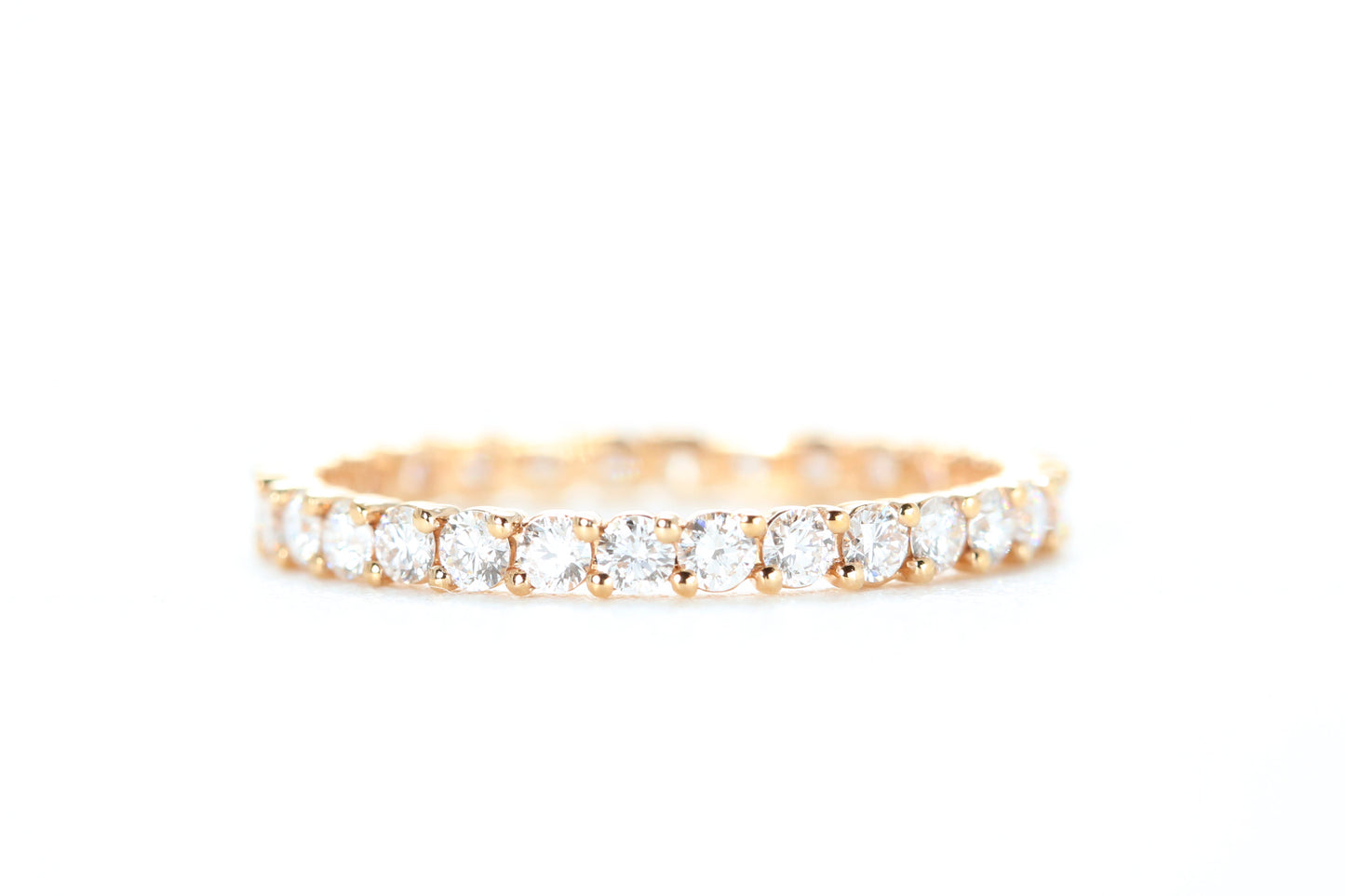 Eternity Diamond Ring Rose Gold