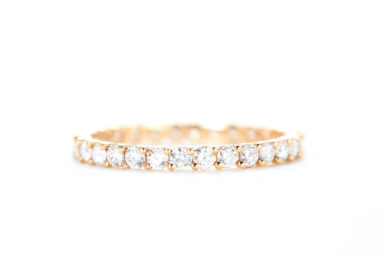 Eternity Diamond Ring Rose Gold