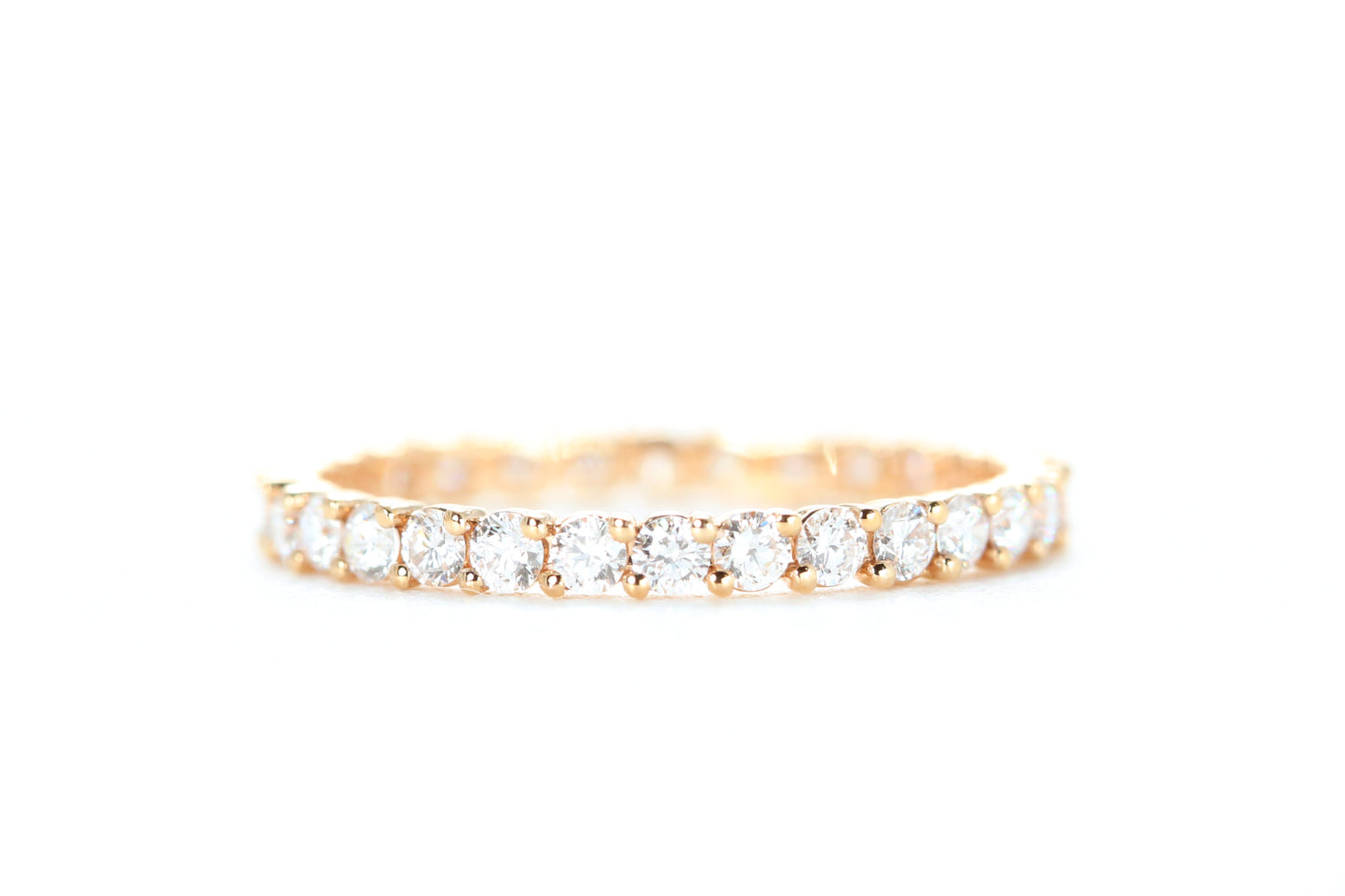 Eternity Diamond Ring Rose Gold