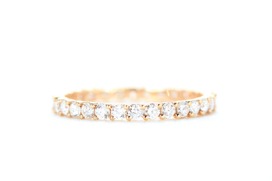 Eternity Diamond Ring Rose Gold