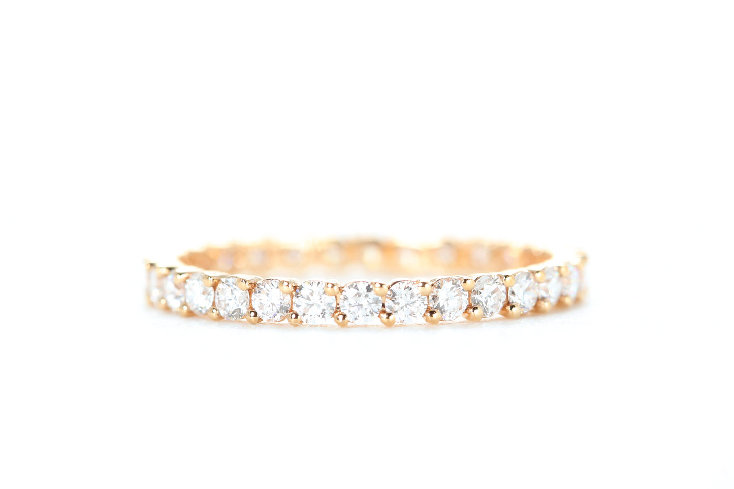 Eternity Diamond Ring Rose Gold