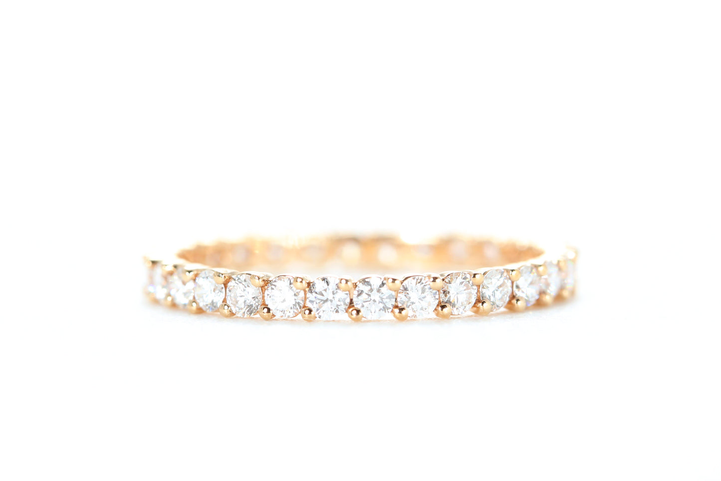 Eternity Diamond Ring Rose Gold