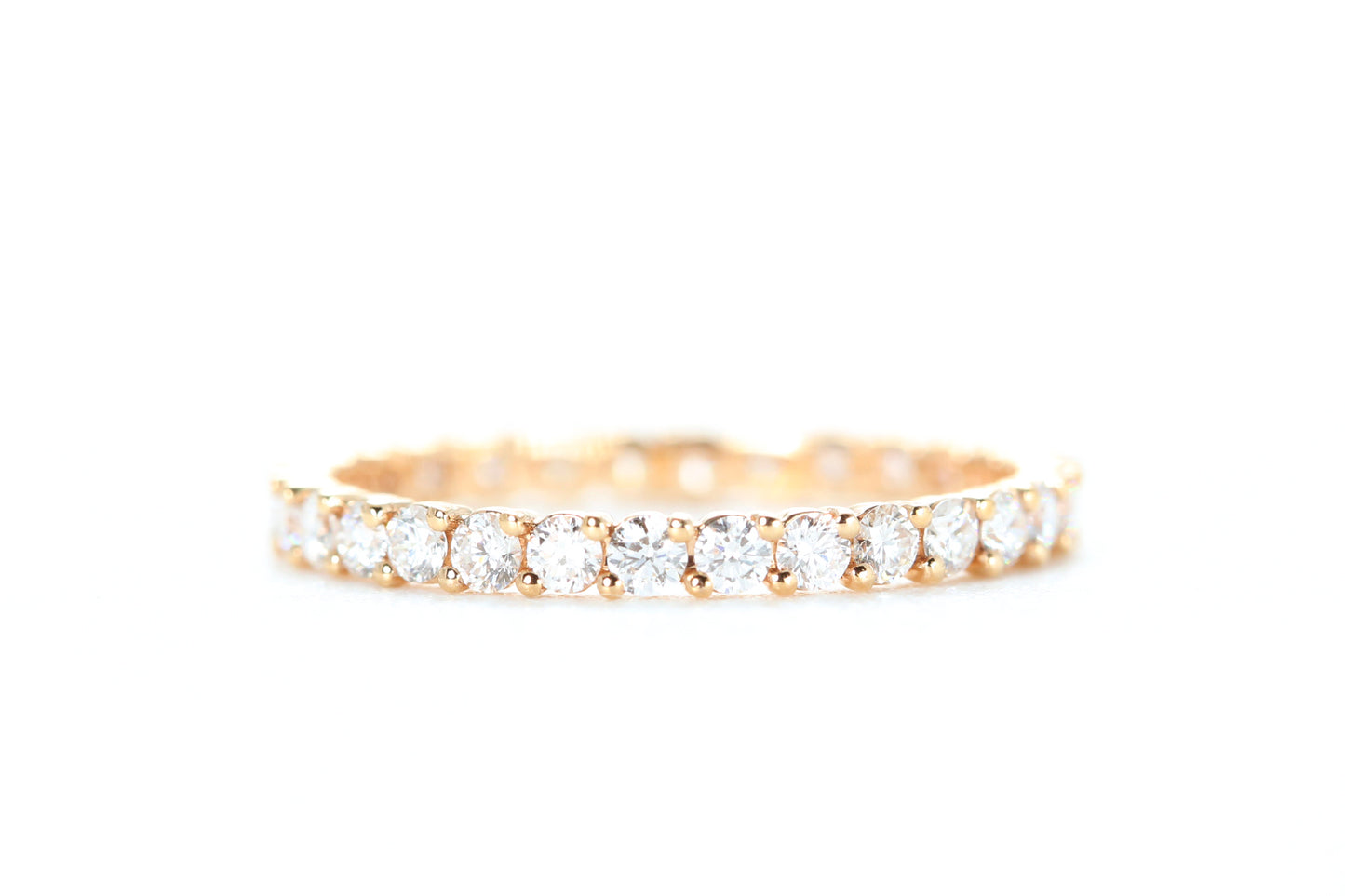 Eternity Diamond Ring Rose Gold