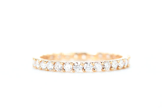 Eternity Diamond Ring Rose Gold