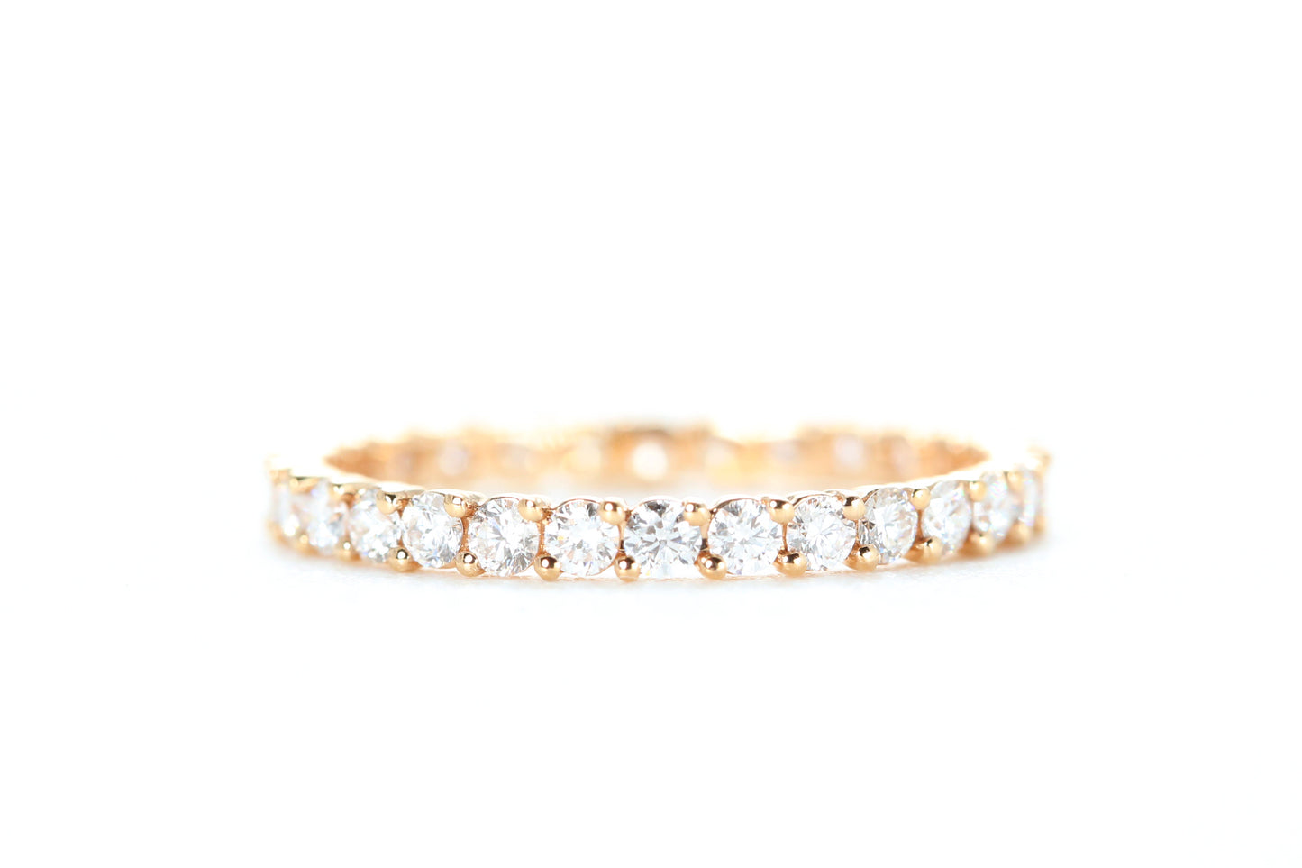 Eternity Diamond Ring Rose Gold