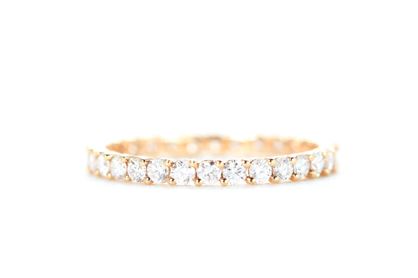 Eternity Diamond Ring Rose Gold