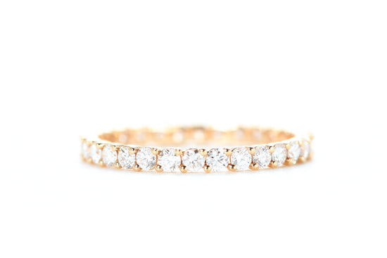 Eternity Diamond Ring Rose Gold
