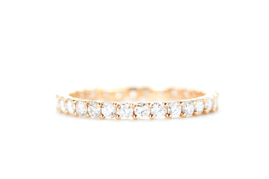 Eternity Diamond Ring Rose Gold
