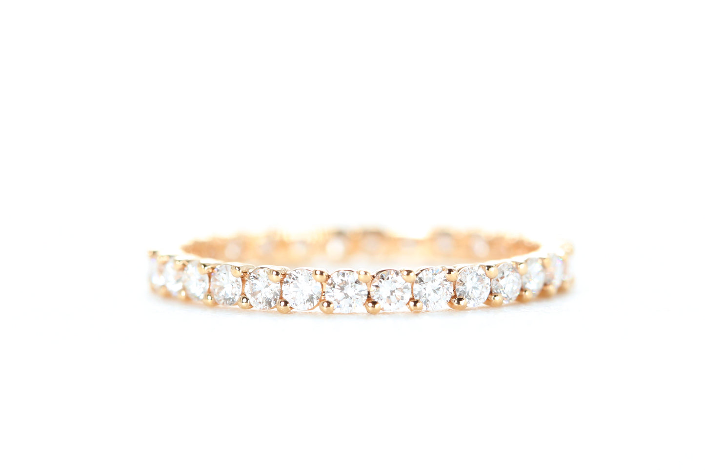 Eternity Diamond Ring Rose Gold