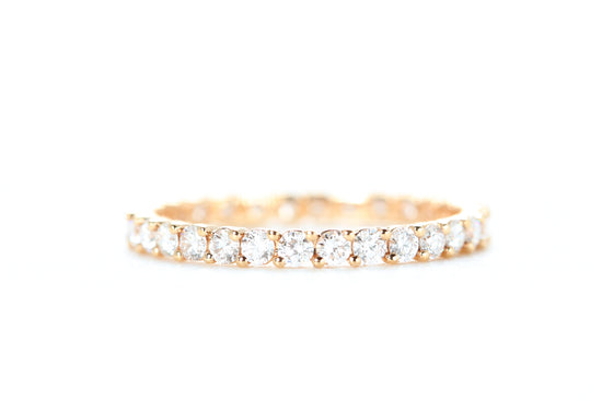 Eternity Diamond Ring Rose Gold