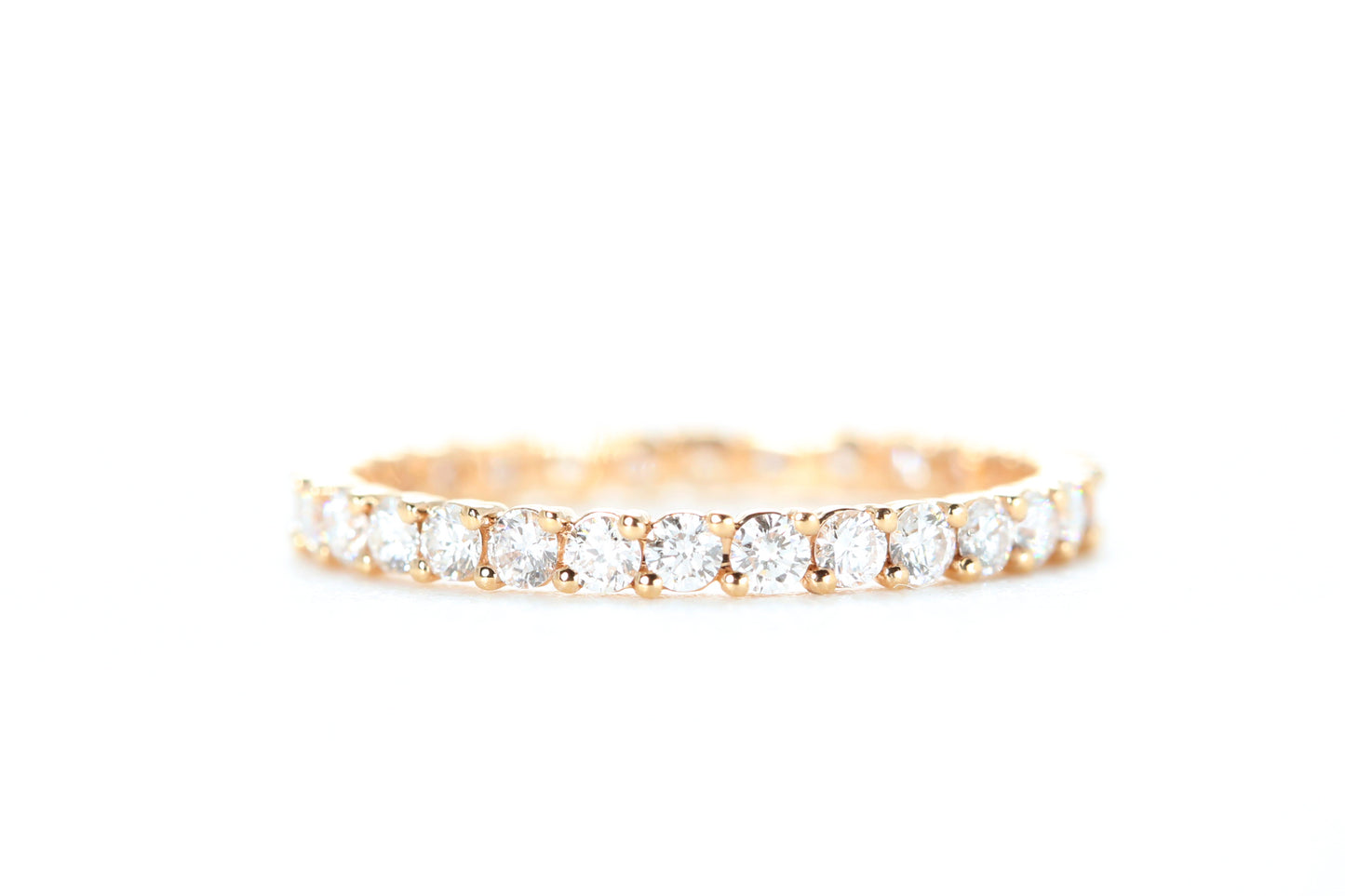 Eternity Diamond Ring Rose Gold