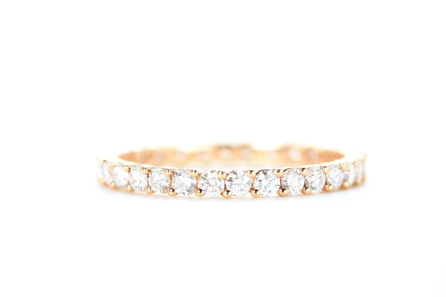 Eternity Diamond Ring Rose Gold