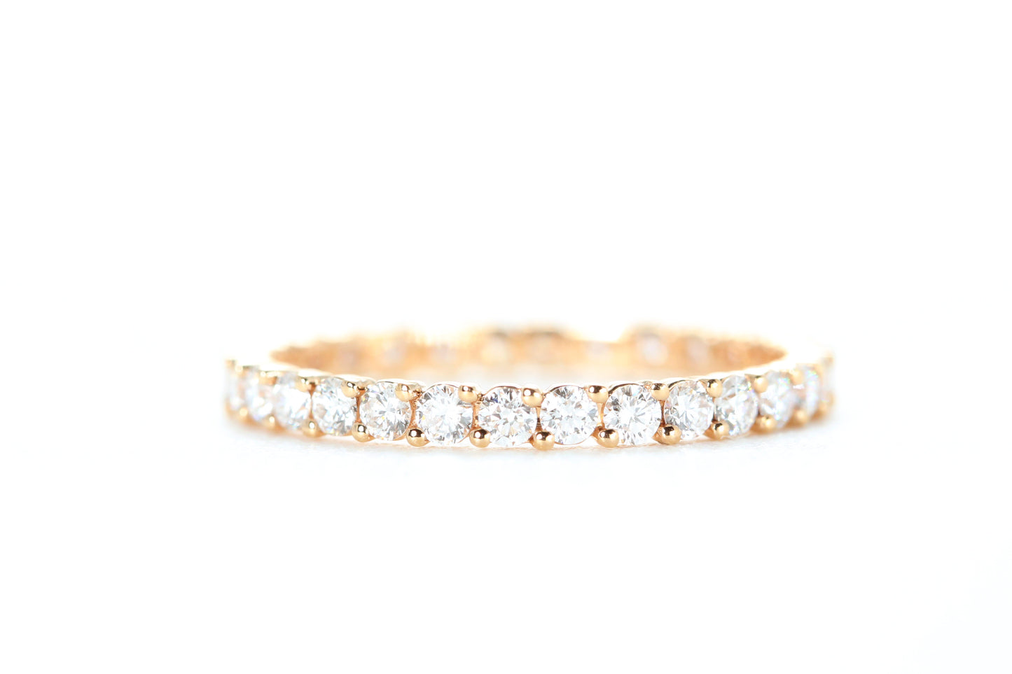 Eternity Diamond Ring Rose Gold