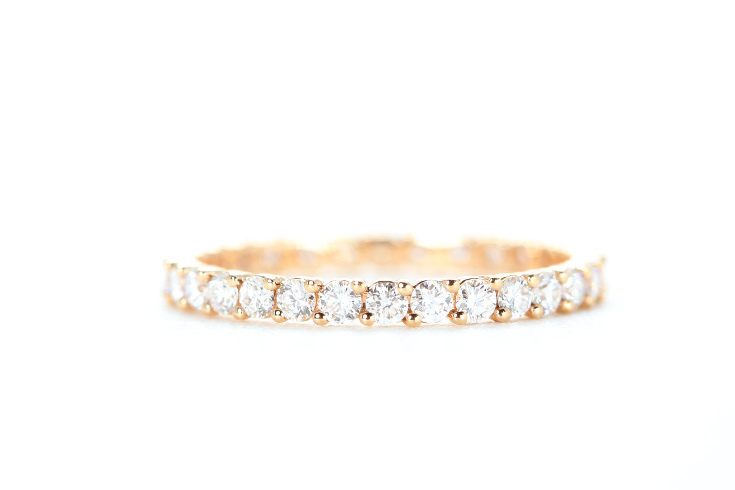 Eternity Diamond Ring Rose Gold