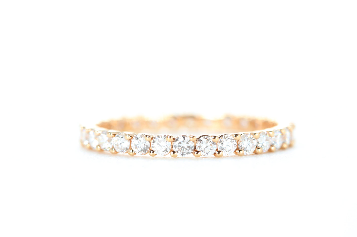 Eternity Diamond Ring Rose Gold