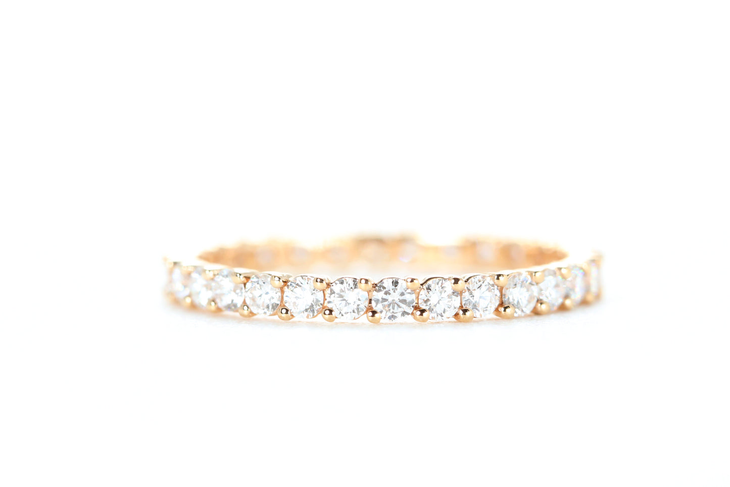 Eternity Diamond Ring Rose Gold
