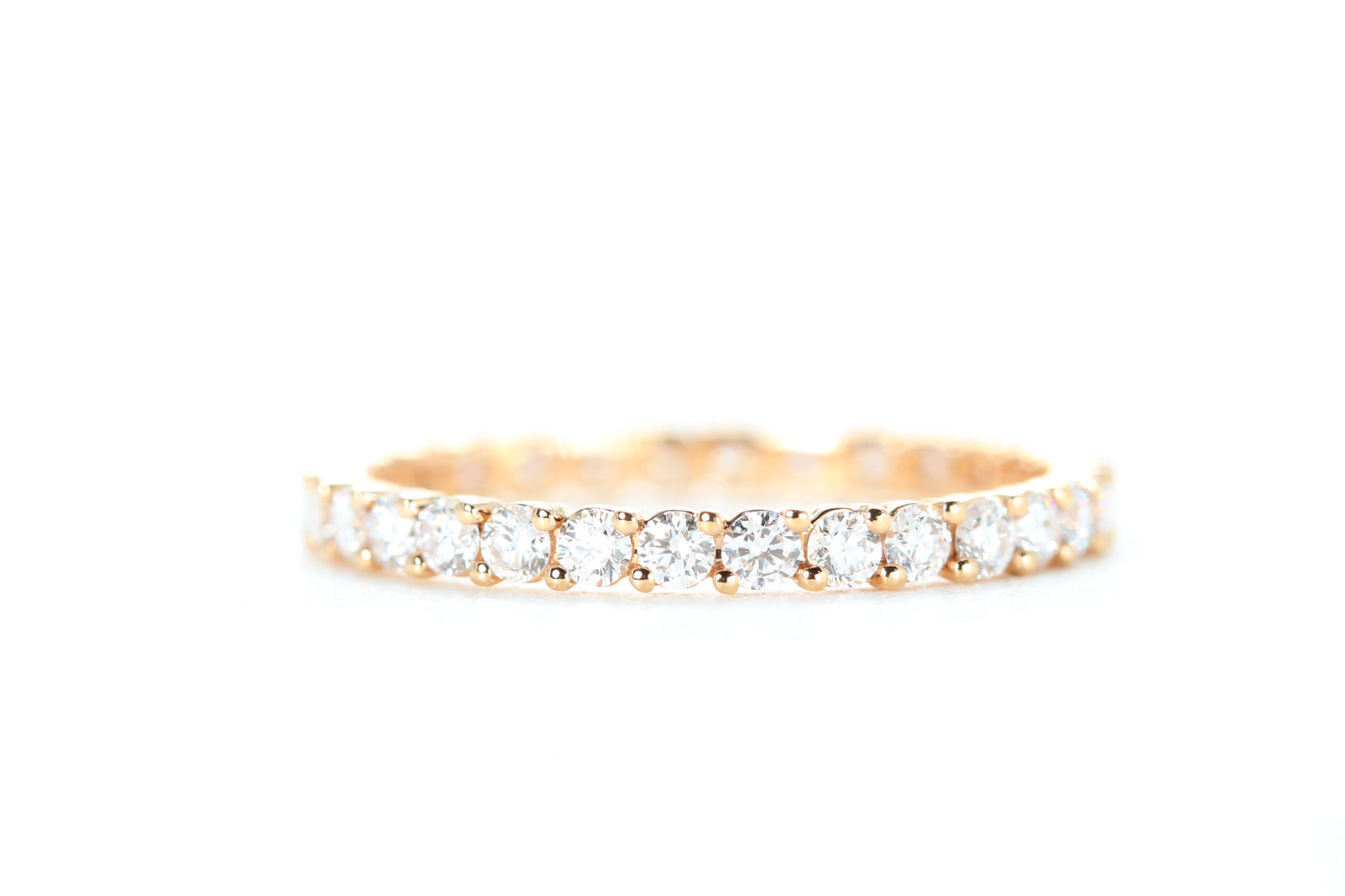 Eternity Diamond Ring Rose Gold