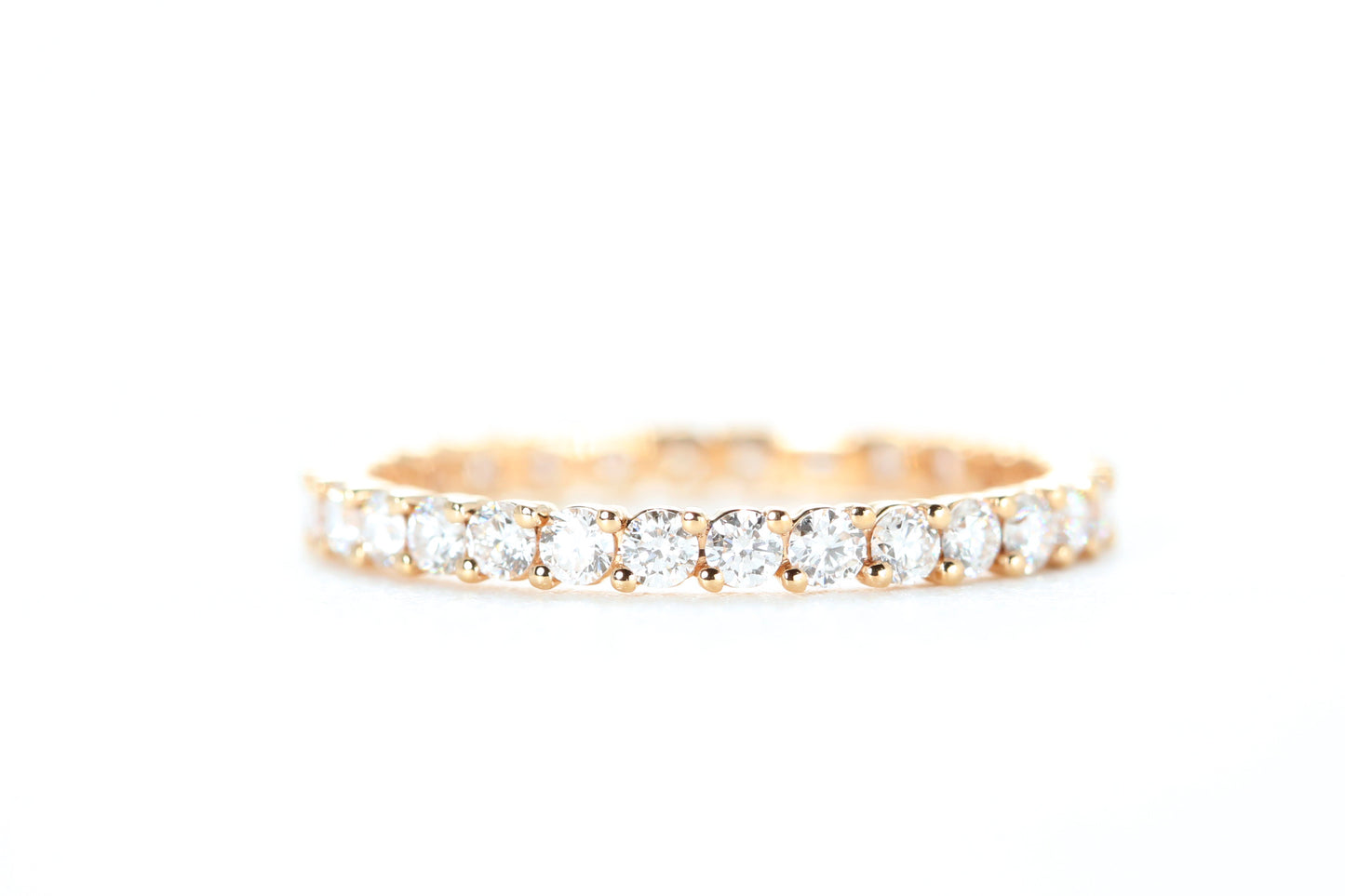 Eternity Diamond Ring Rose Gold