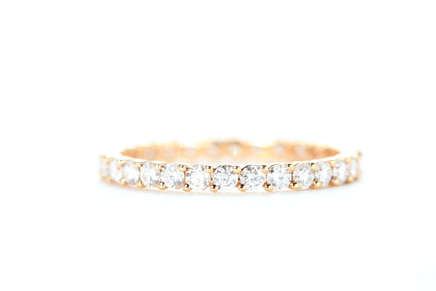 Eternity Diamond Ring Rose Gold