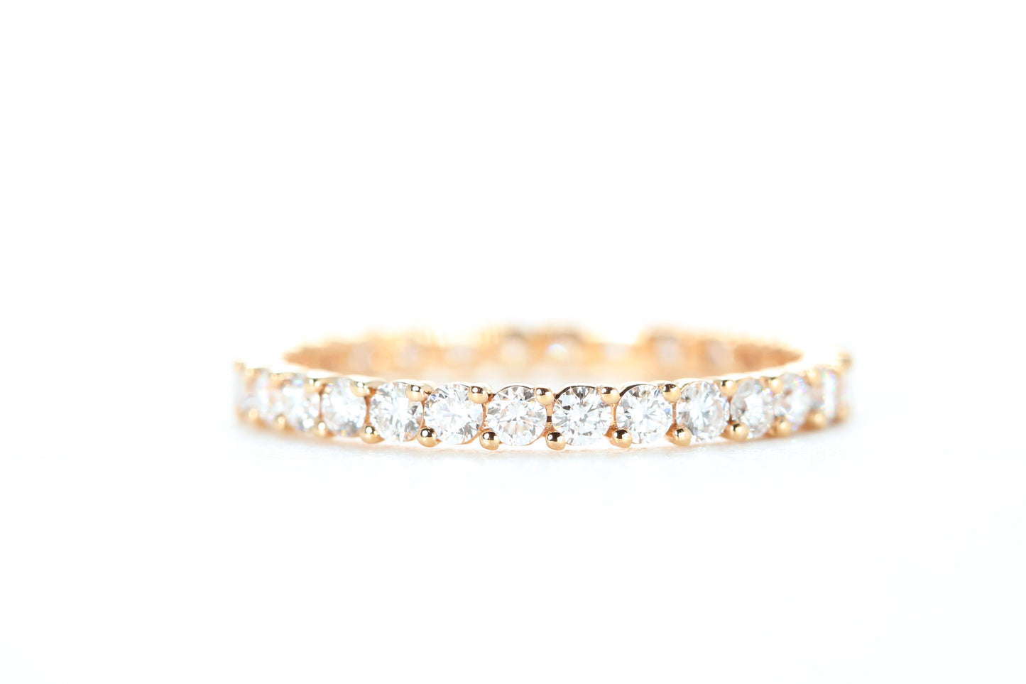 Eternity Diamond Ring Rose Gold