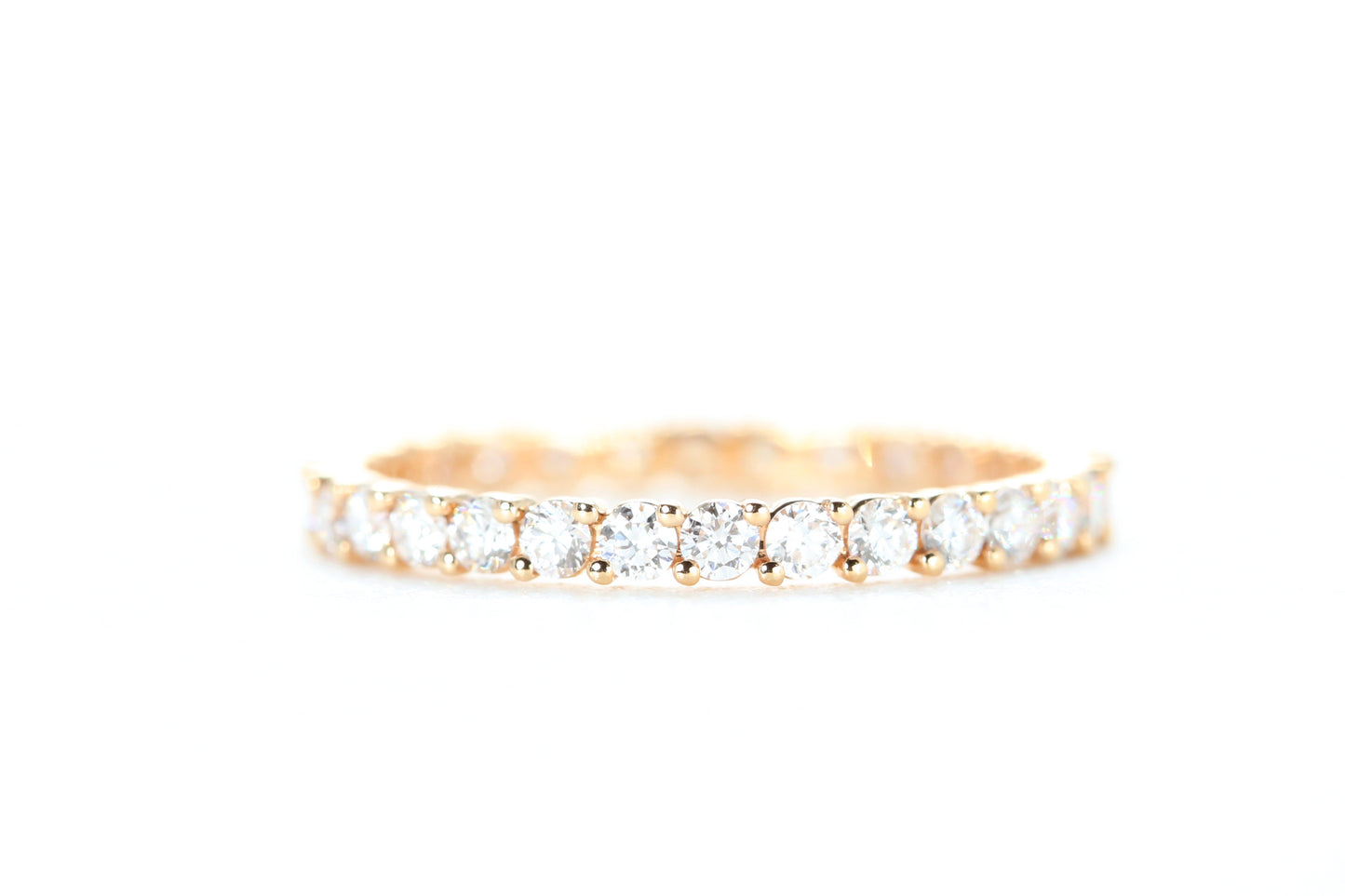 Eternity Diamond Ring Rose Gold