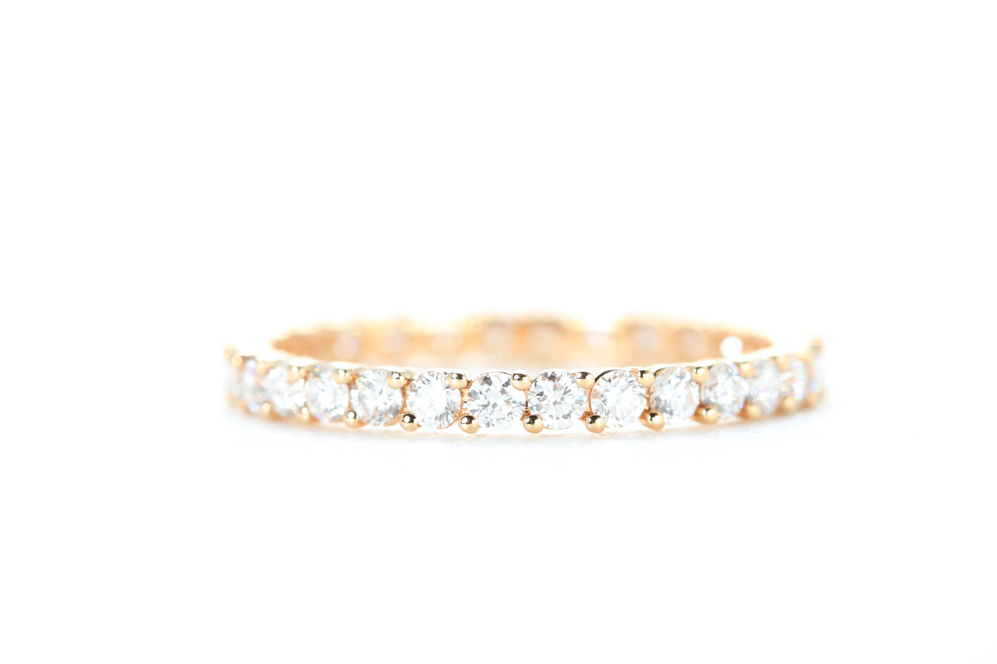 Eternity Diamond Ring Rose Gold