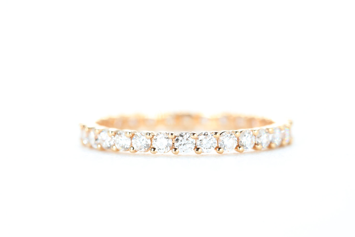 Eternity Diamond Ring Rose Gold