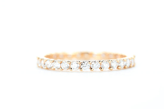 Eternity Diamond Ring Rose Gold
