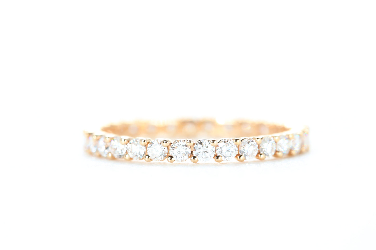 Eternity Diamond Ring Rose Gold