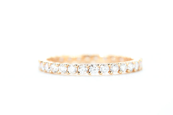 Eternity Diamond Ring Rose Gold
