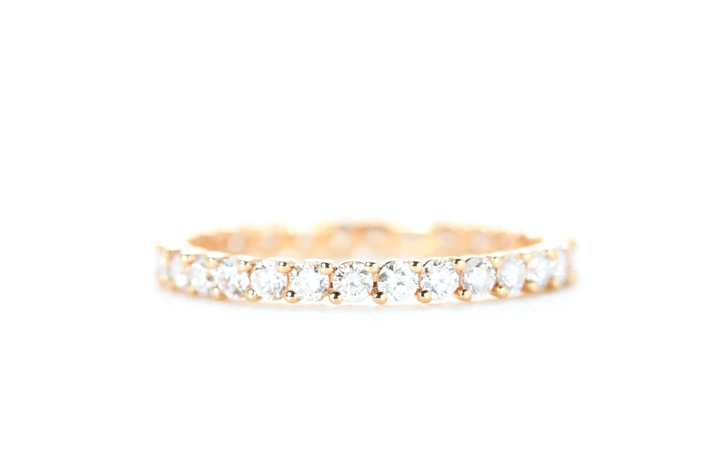 Eternity Diamond Ring Rose Gold