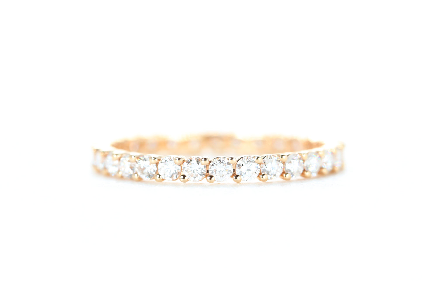 Eternity Diamond Ring Rose Gold