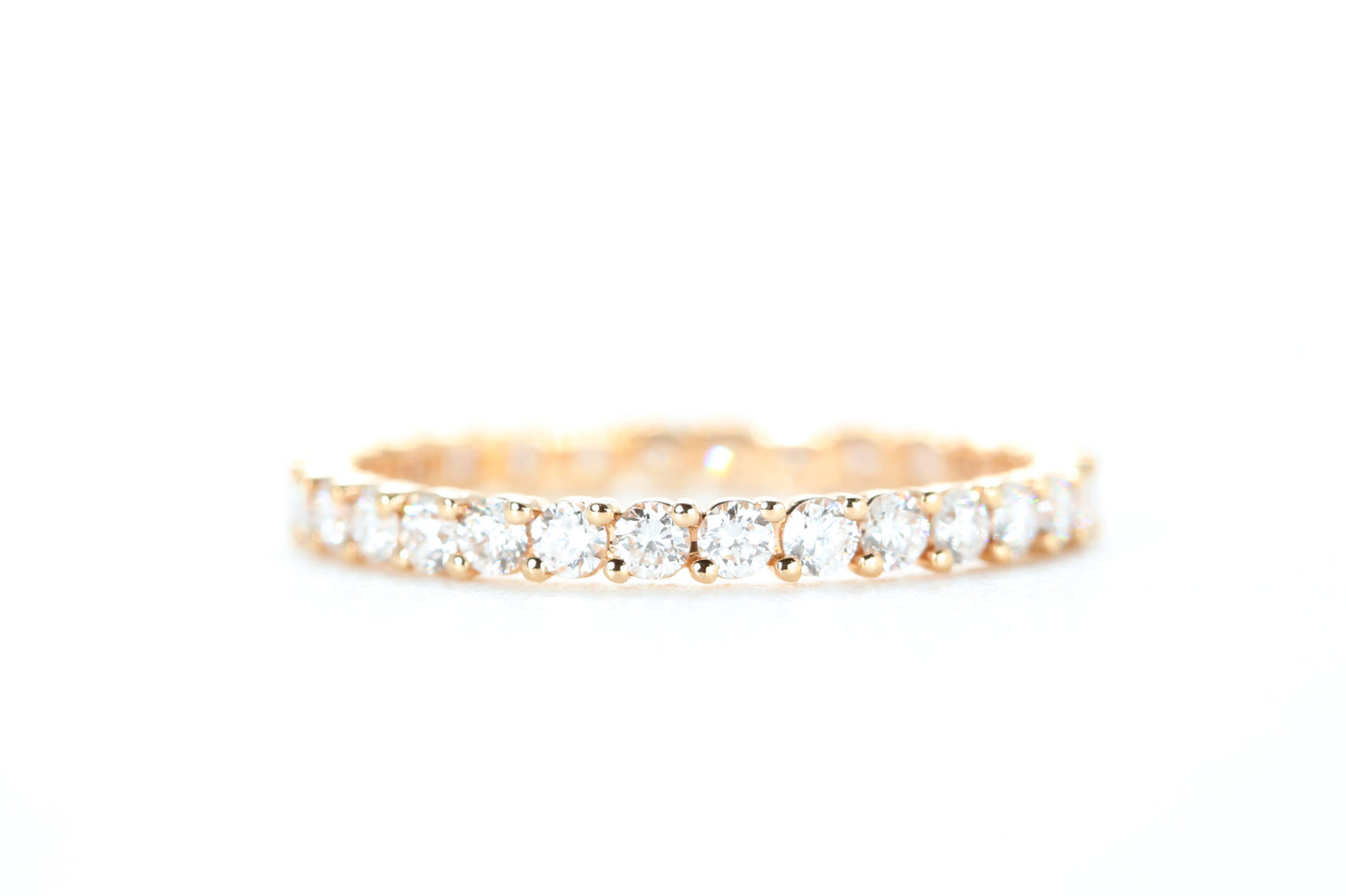 Eternity Diamond Ring Rose Gold