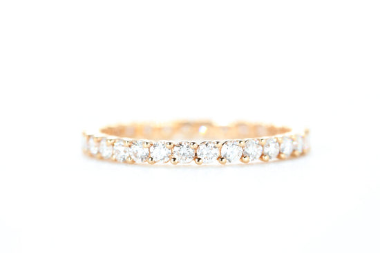 Eternity Diamond Ring Rose Gold