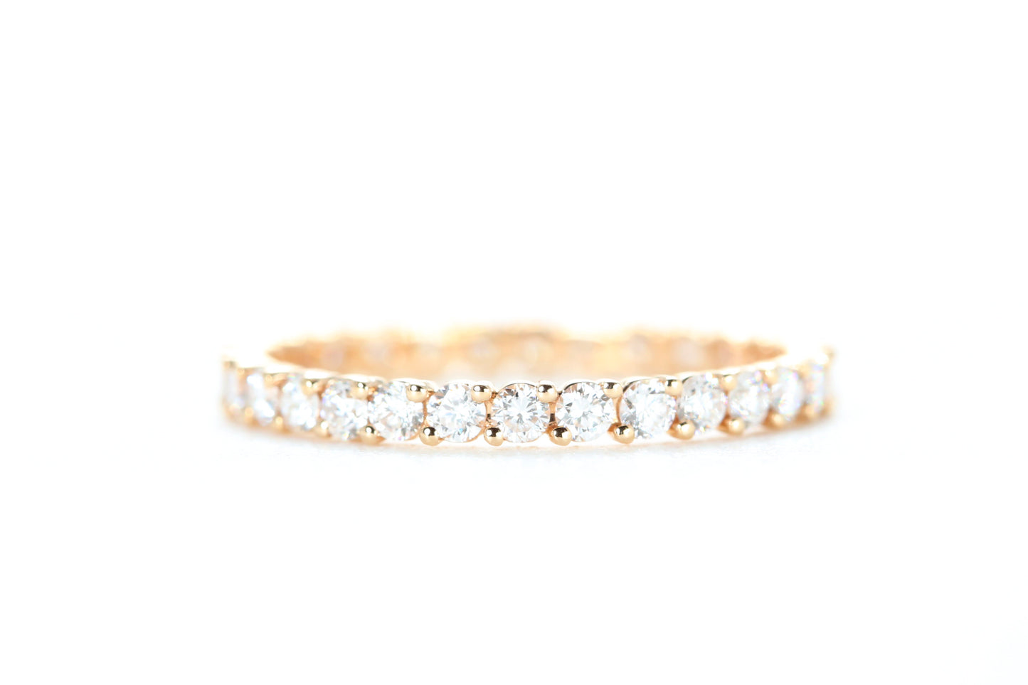 Eternity Diamond Ring Rose Gold