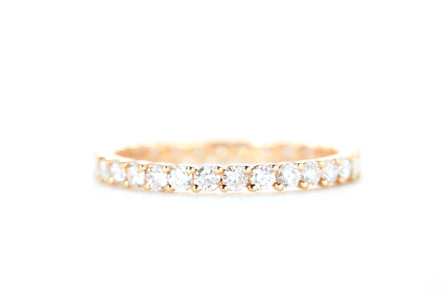 Eternity Diamond Ring Rose Gold