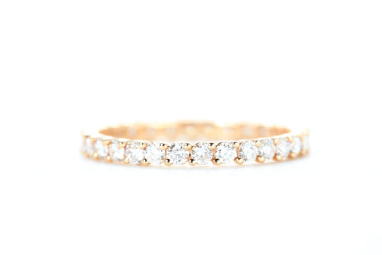 Eternity Diamond Ring Rose Gold